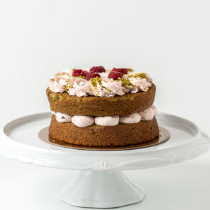 Pistachio Raspberry Cake