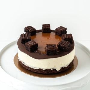Caramel Brownie Cheesecake