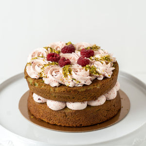 
            
                Load image into Gallery viewer, Pistachio Raspberry Cake
            
        